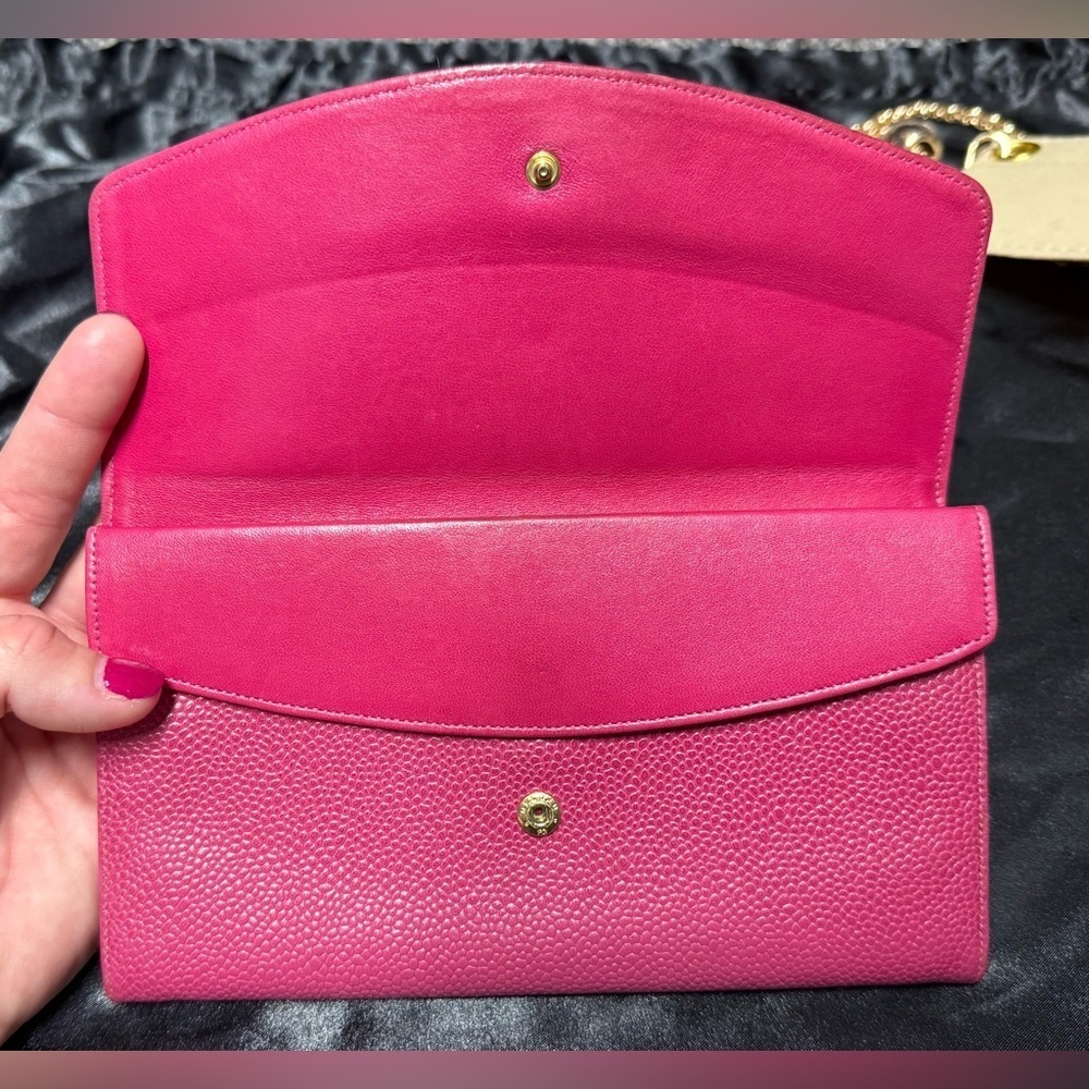 Chanel timeless double flap pink wallet - Picture 6 of 17